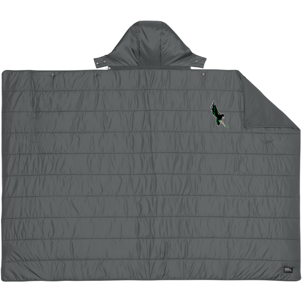 Wilmington Nighthawks Eddie Bauer Puffy Camp Poncho